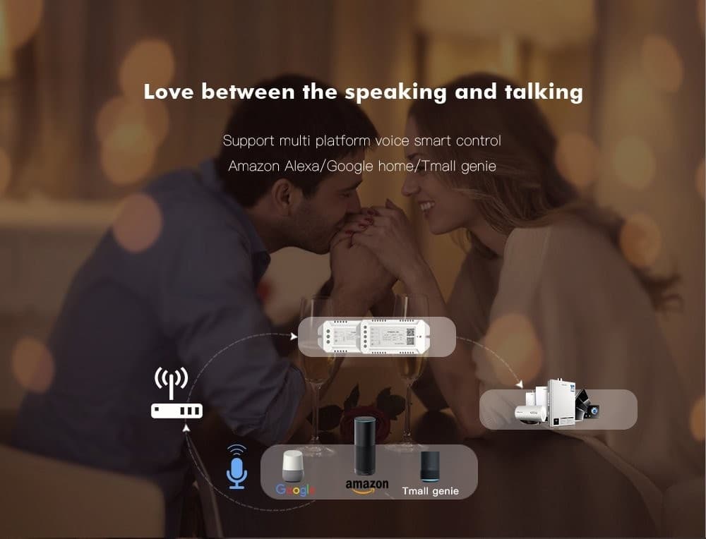DISPOSITIVO RICEVITORE WIFI ANDROID ON OFF SMARTPHONE SMART HOME 3 CANALI - 7