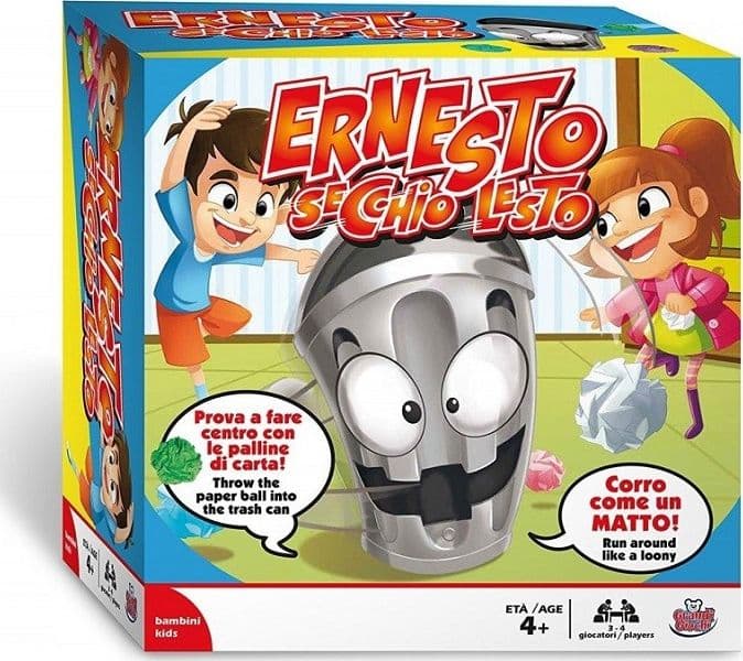GIOCO DA TAVOLO GRANDI GIOCHI DI SOCIETà ERNESTO SECCHIO LESTO IL BIDONE MATTO