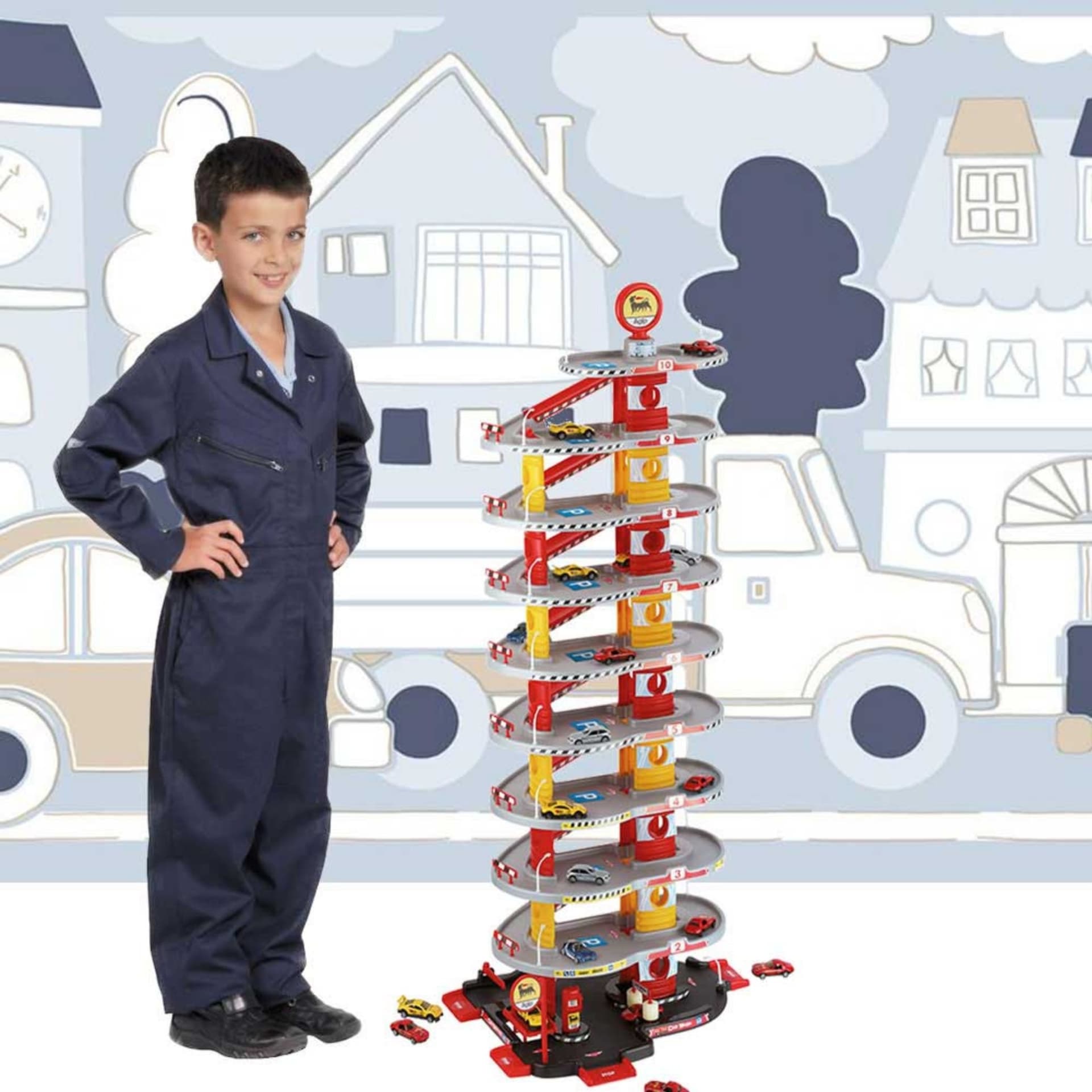 CITY GARAGE PARCKING PARCHEGGIO LEVELS 10 LIVELLI MULTIPIANO GIOCHI PER BAMBINI - 3
