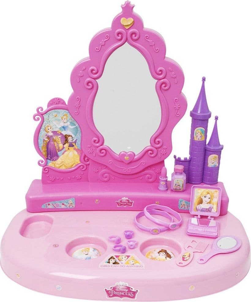 SPECCHIERA DA TAVOLO PRINCIPESSE DISNEY ALTEZZA 42 CM CON ACCESSORI BAMBINE - 4