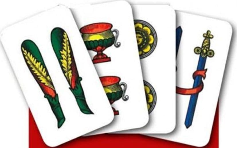 CARTE DA GIOCO NAPOLETANE MAZZO 40 CARTE DA TAVOLO SCOPA SOLITARIO SETTE E MEZZ - 3