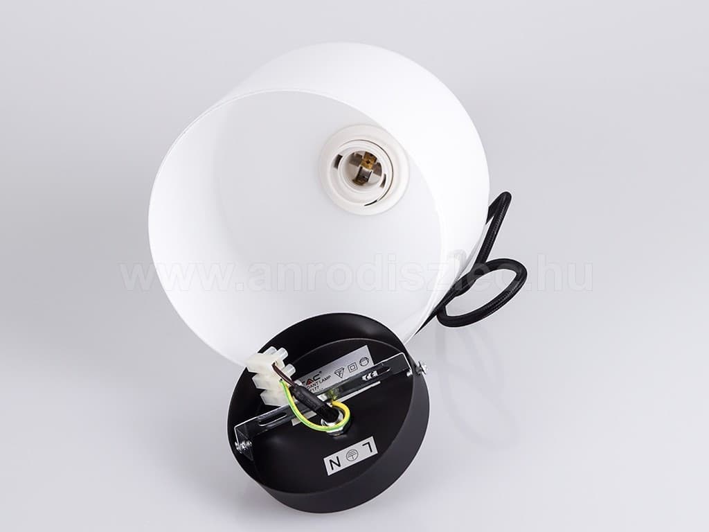 LAMPADARIO PENDENTE LAMPADA A SOSPENSIONE IN LEGNO E VETRO CHIARO MODERNO 7177 - 4