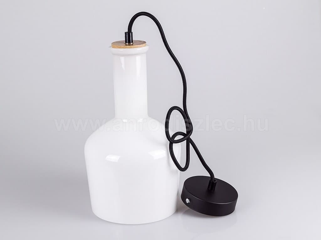 LAMPADARIO PENDENTE LAMPADA A SOSPENSIONE IN LEGNO E VETRO CHIARO MODERNO 7177 - 7