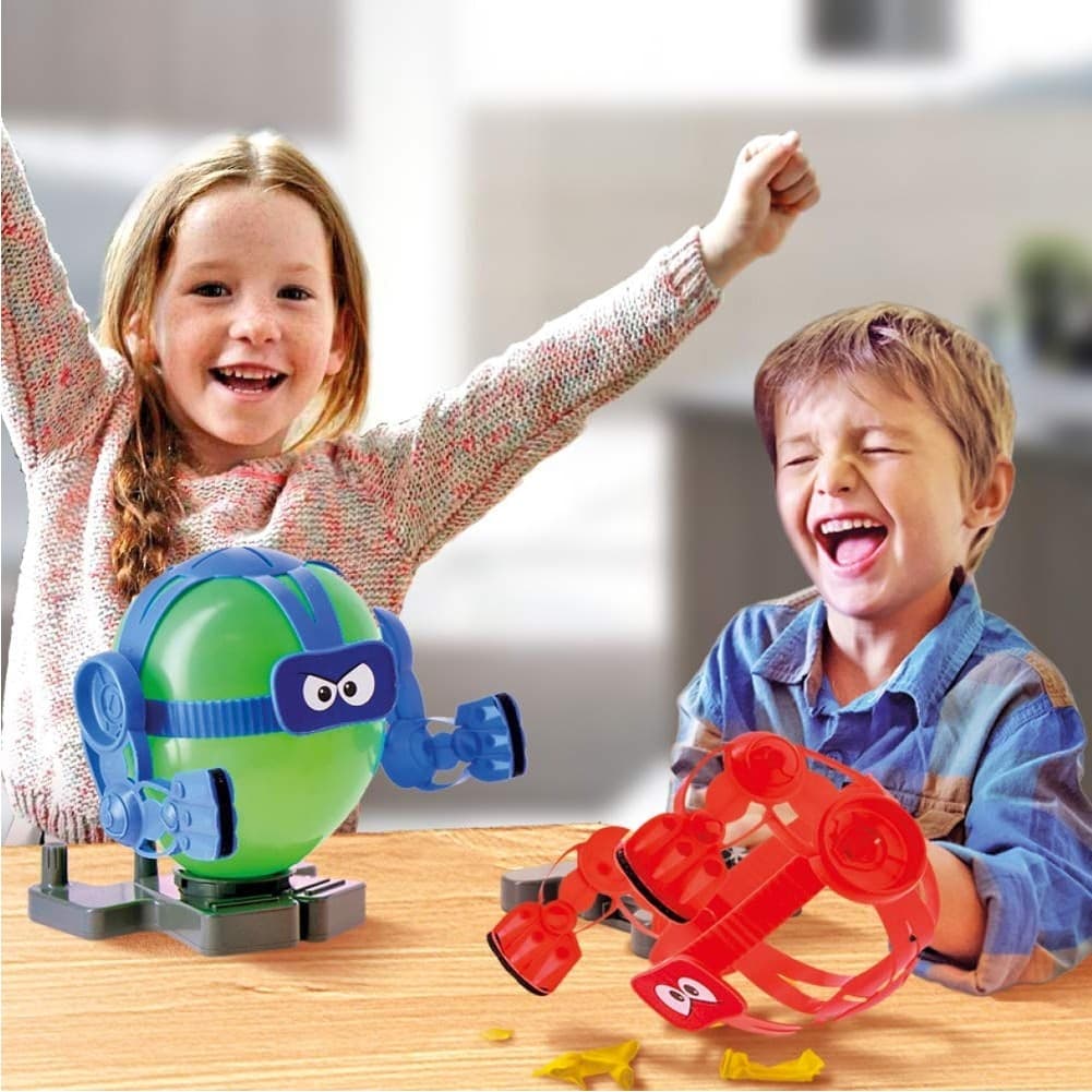 GIOCO DI SOCIETA' DA TAVOLO BALLOONBOT BATTLE GIOCHI LOTTA ROBOT PALLONCINI - 3