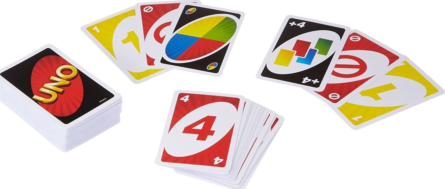 CARTE DA GIOCO UNO 1 CONFEZIONE DUE 2 MAZZI GIOCO SOCIETA' DA TAVOLA - 3