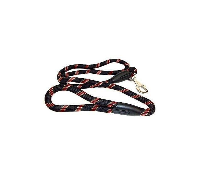 Guinzaglio per cani in corda nylon resistente con moschettone in metallo 80 cm - 2