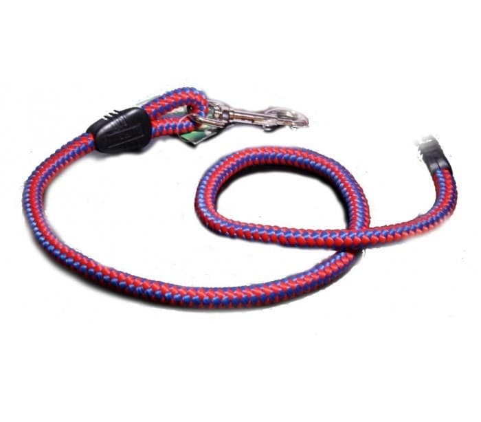 Guinzaglio per cani in corda nylon resistente con moschettone in metallo 80 cm - 3