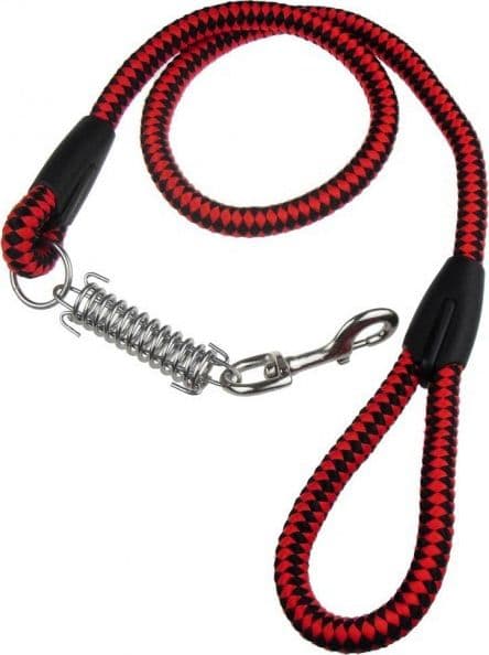 Guinzaglio per cani in corda nylon resistente con moschettone in metallo 80 cm - 4