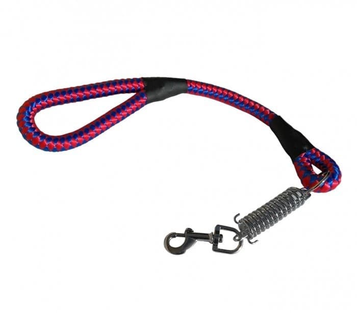 GUINZAGLIO CORTO MOD. SAN DIEGO CORDA INTRECCIATA CON MOSCHETTONE A MOLLA 60 CM - 2