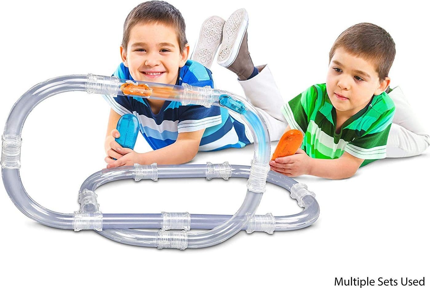 GIOCO GIOCATTOLO ZOOM TUBE RACING TUBO MAGICO PER MACCHININE CON EFFETTO LUCI - 6