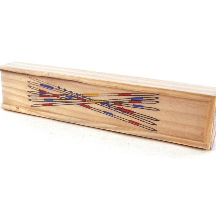 GIOCO DI SOCIETÀ CLASSICO MIKADO SPIEL SCATOLA SHANGAI BASTONCINI IN LEGNO 19CM - 2