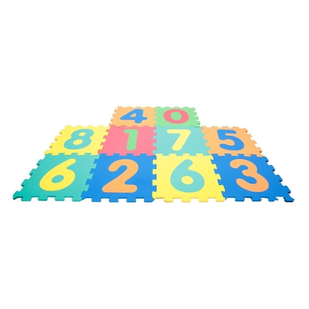 TAPPETO PER BAMBINI DA PAVIMENTO 10 PZ PUZZLE NEONATO ANTIURTO ATOSSICO LAVABILE - 7