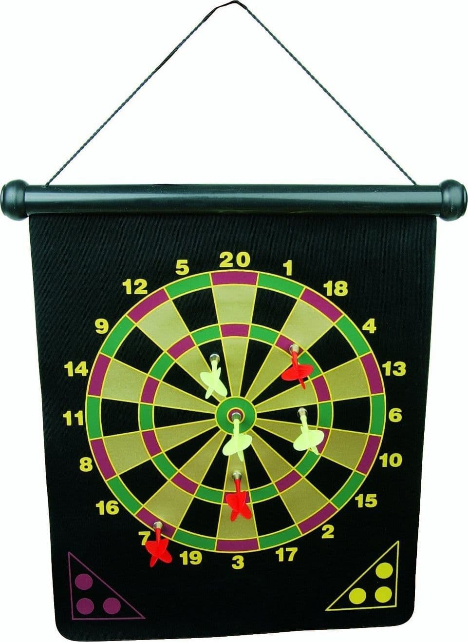 TIRO A SEGNO BERSAGLIO SU TESSUTO MAGNETICO CON 4 FRECCETTE MAGNETICHE 45 CM - 2