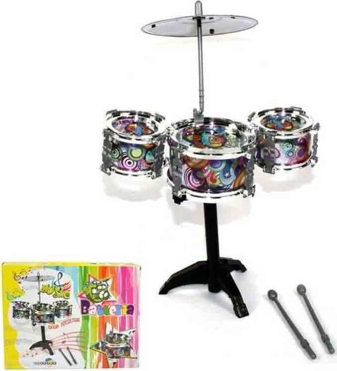 BATTERIA COMPLETA IN SCATOLA GIOCO MUSICALE PER BAMBINI IDEA REGALO