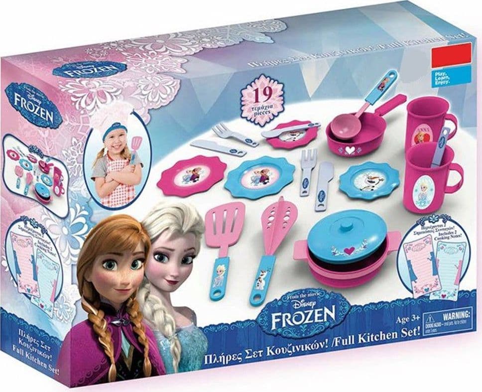 ACCESSORI PER LA CUCINA FROZEN 19 PZ ELSA ANNA DISNEY GIOCATTOLI BAMBINE - 3