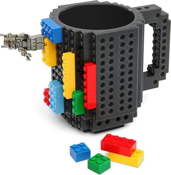 TAZZA LEGO COMPATIBILE CON MATTONCINI COSTRUZIONI BUILT ON BRICKS MUG 350 ML - 2
