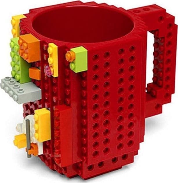 TAZZA LEGO COMPATIBILE CON MATTONCINI COSTRUZIONI BUILT ON BRICKS MUG 350 ML - 3