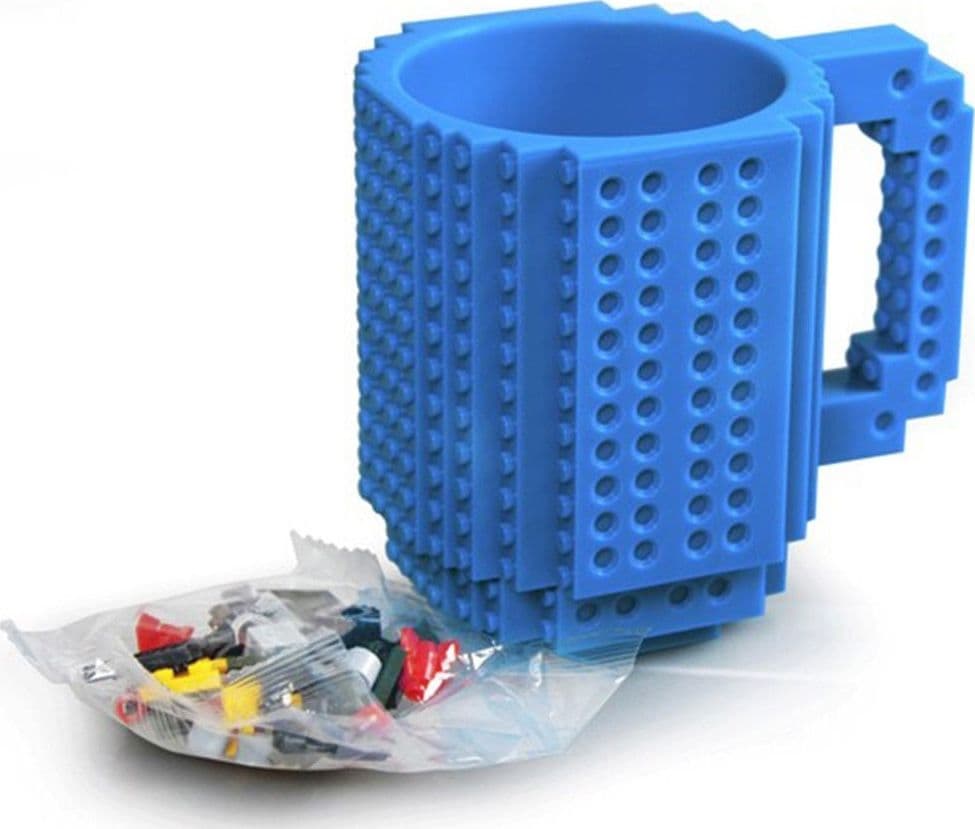 TAZZA LEGO COMPATIBILE CON MATTONCINI COSTRUZIONI BUILT ON BRICKS MUG 350 ML - 5