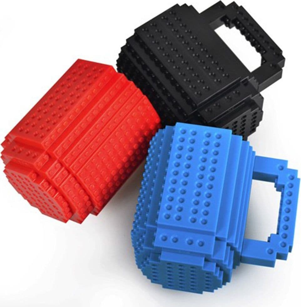 TAZZA LEGO COMPATIBILE CON MATTONCINI COSTRUZIONI BUILT ON BRICKS MUG 350 ML - 6