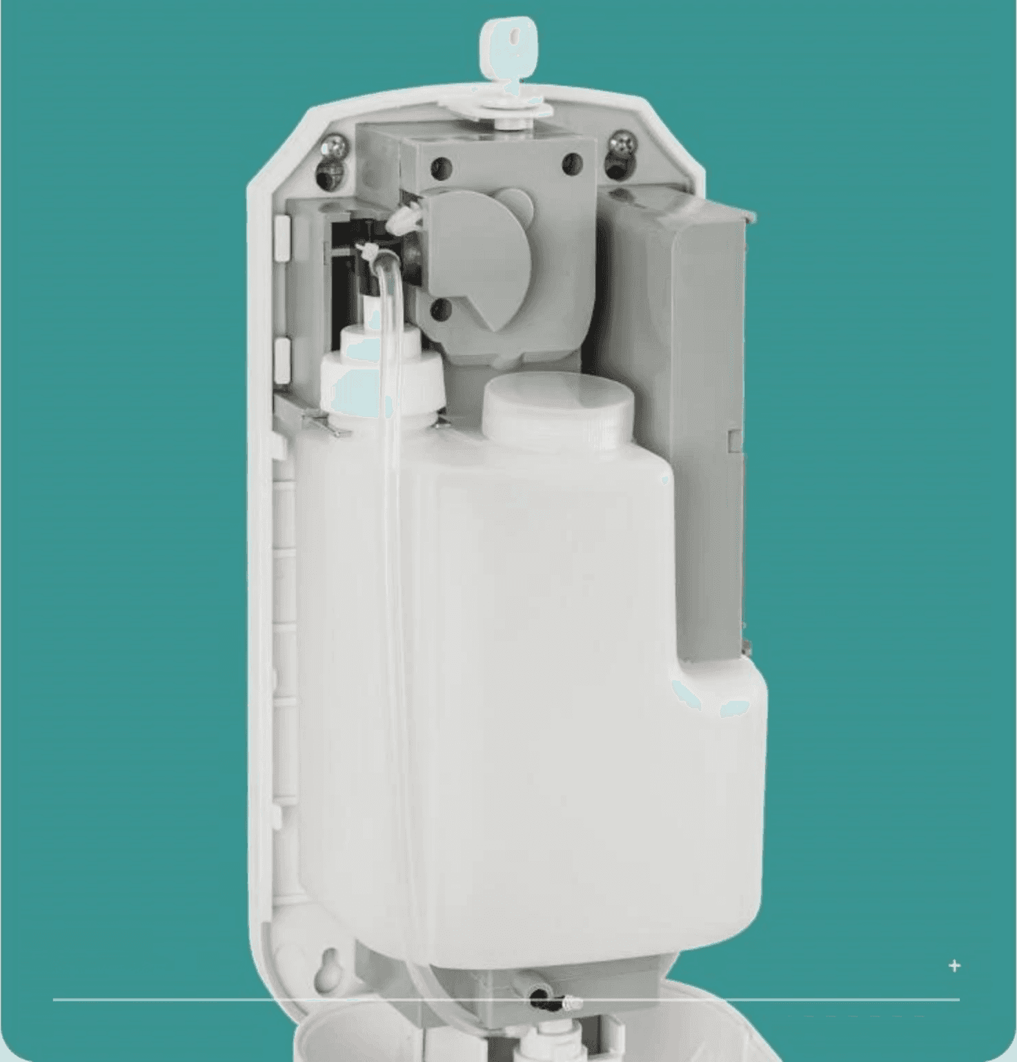 DISPENSER EROGATORE DOSATORE SAPONE AUTOMATICO INFRAROSSI CON FOTOCELLULA 1000ML - 4
