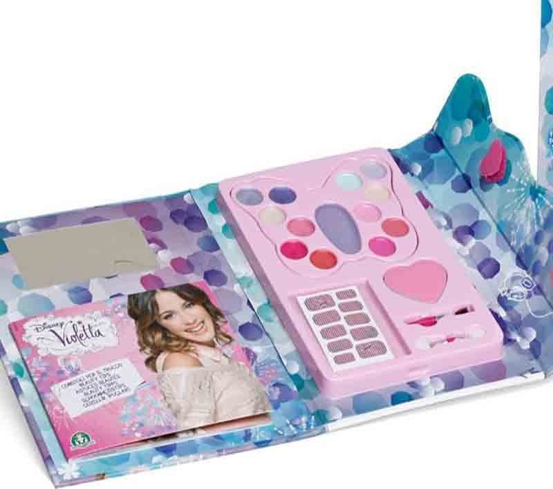 DIARIO MAKE UP 3 DISNEY VIOLETTA CON TRUCCO E SPECCHIO GIOCO PER BAMBINE RAGAZZE - 3