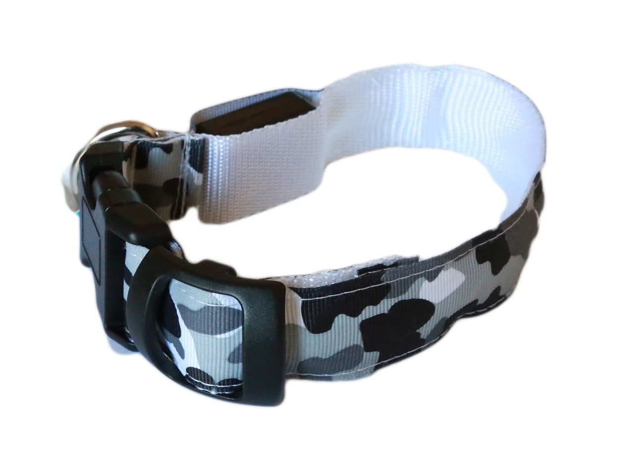 COLLARE PER CANE CANI A LED LUMINOSO SICUREZZA LED NOTTURNO CLIP FANTASIA TG.S - 3
