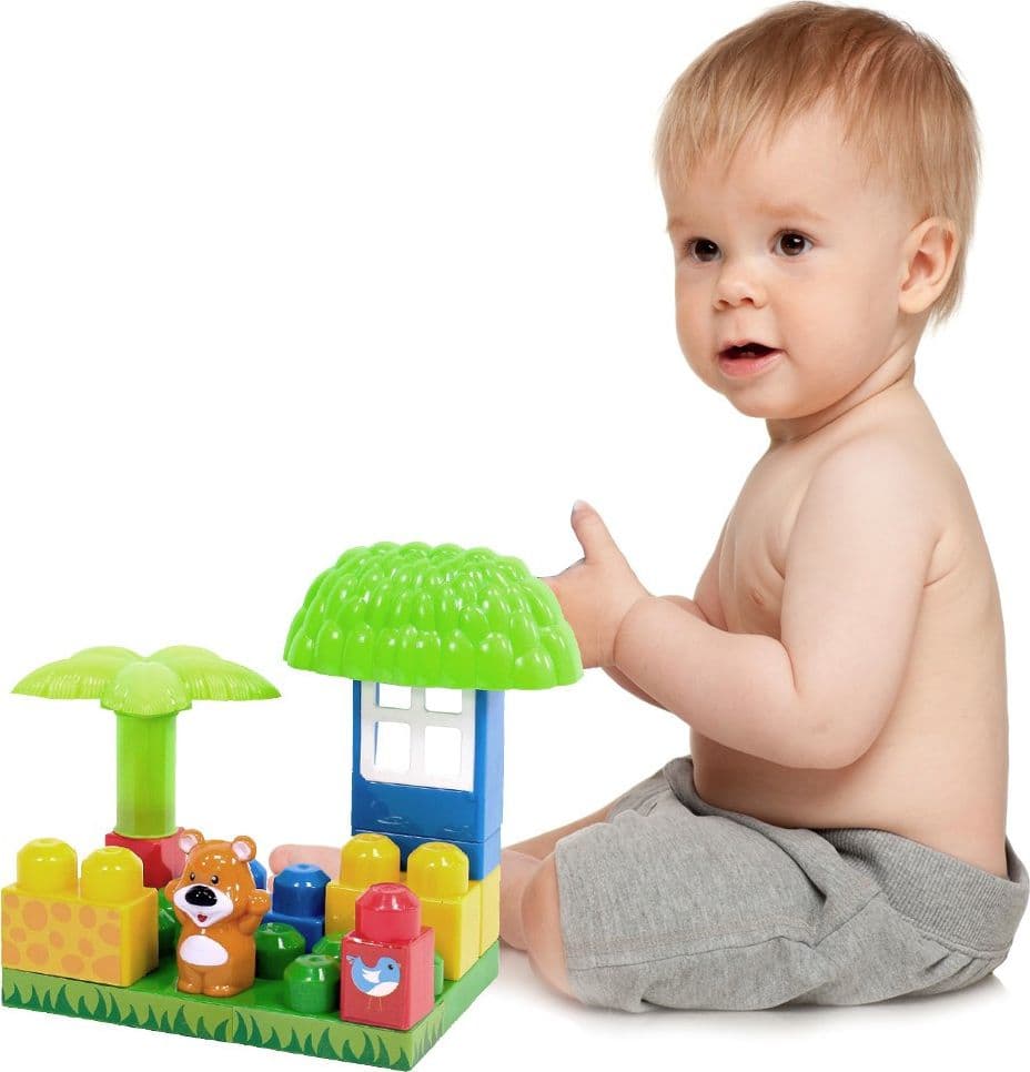 COSTRUZIONI PER BAMBINI ANIMALI DELLA FORESTA 14PZ CON PERSONAGGIO E ACCESSSORI - 2