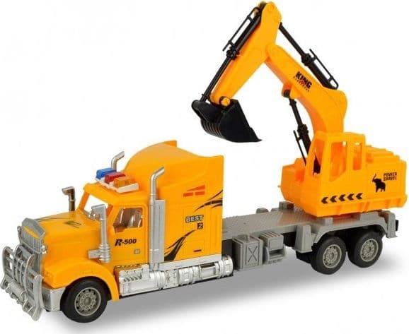 CAMION SCAVATUTTO DA LAVORO RADIOCOMANDATO 4 FUNZIONI IN TRE COLORI - 3