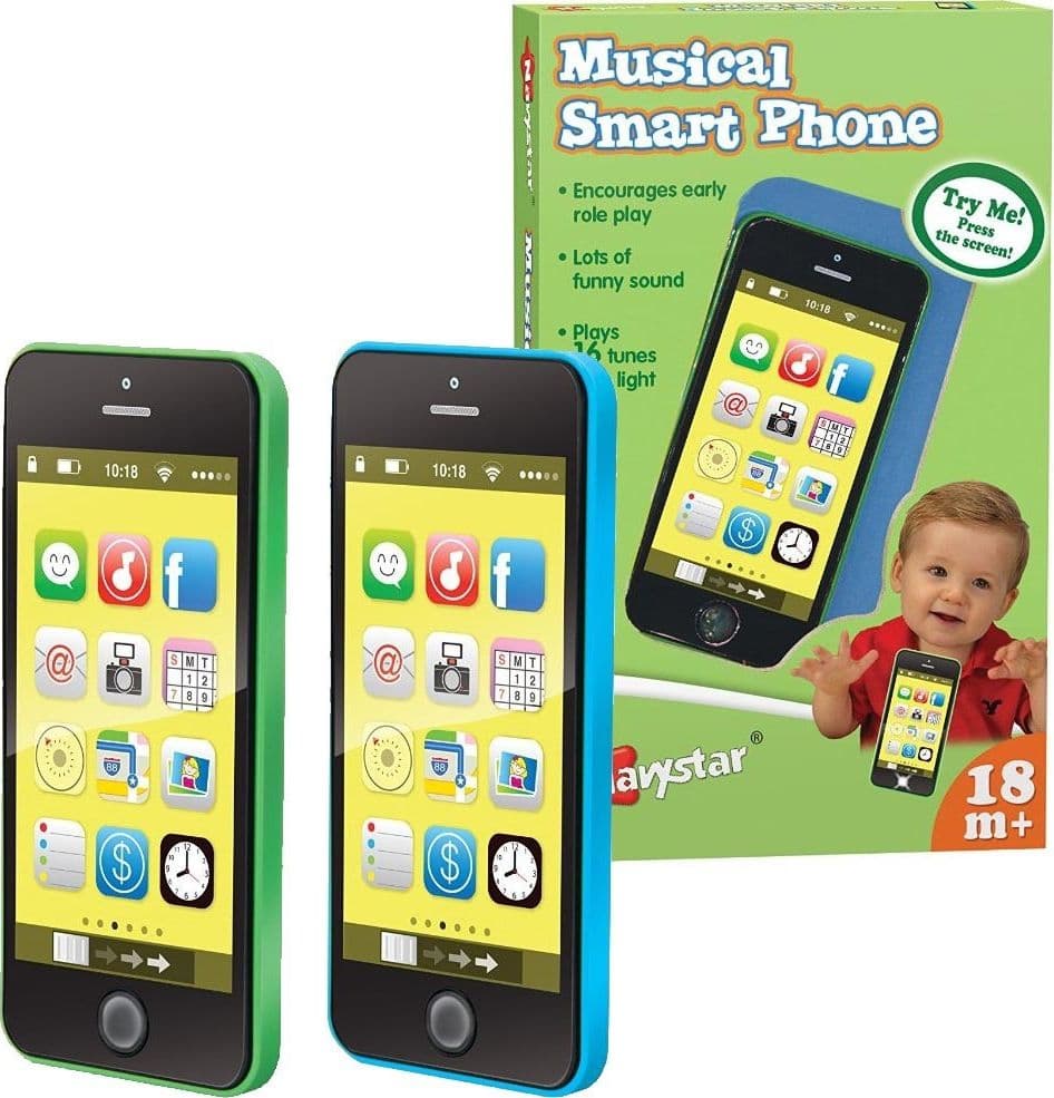 TELEFONO SMARTPHONE GIOCATTOLO MUSICALE BAMBINI MELODIE COLORI ASSORTITI - 2