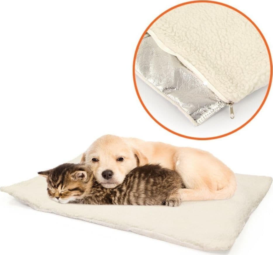 CUSCINO LETTO TAPPETO AUTO RISCALDAMENTO TERMICO SNOOZE PAD CANE GATTI SELF - 2