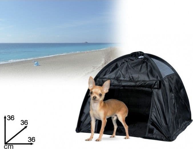 TENDA POP UP PER ANIMALI DI PICCOLA TAGLIA 36 X 36 X 36 CM CON FINESTRA - 3