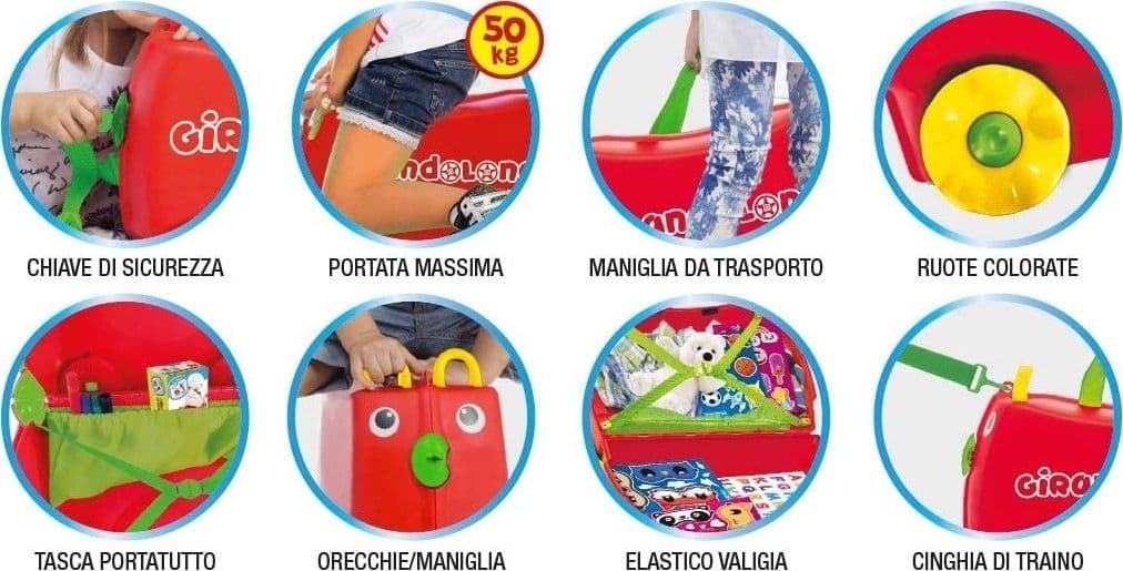 GIOCO GIRANDOLONE VALIGIA CON PENNARELLI STICKERS GIOCO MEMO CARTE MITAMA ROSA - 7
