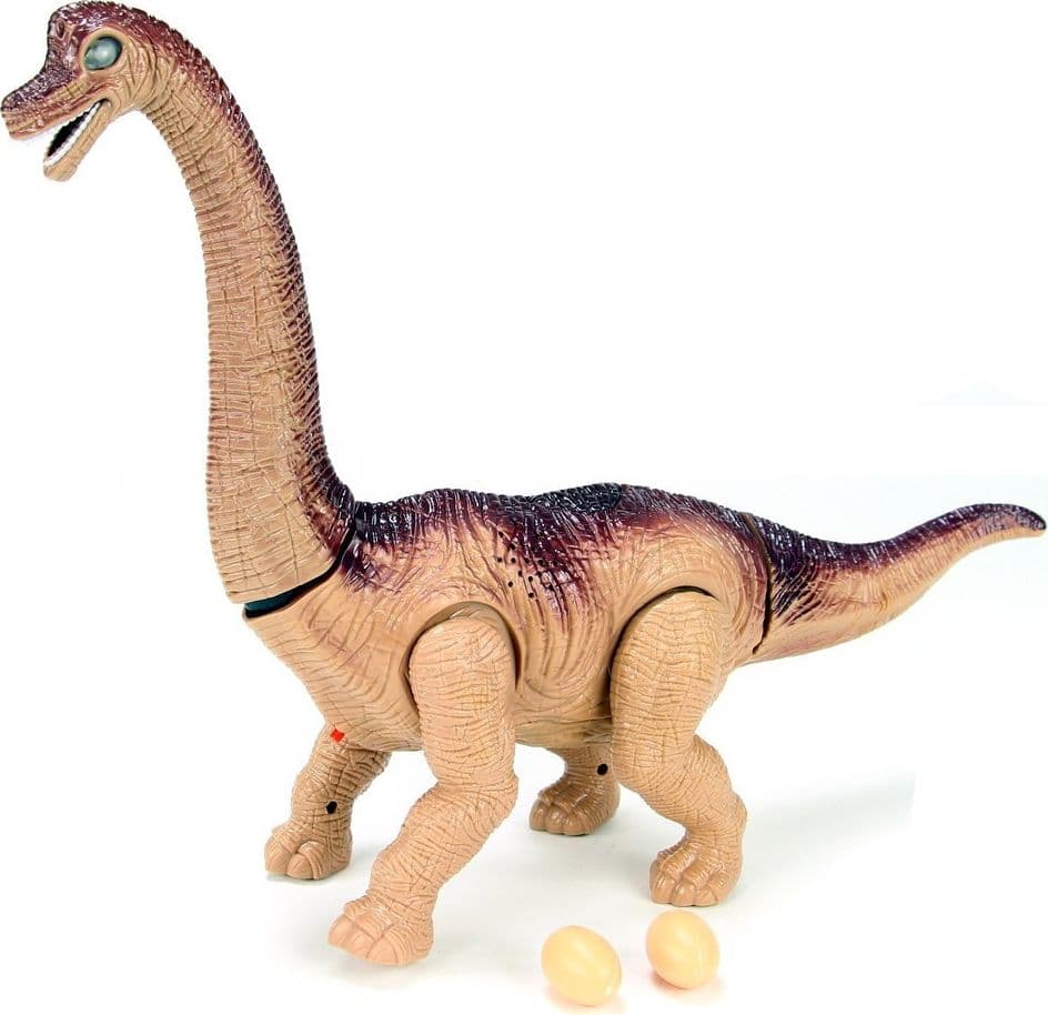 DINOSAURO BRONTOSAURO CAMMINANTE CON LUCI SUONI E MOVIMENTI GIOCATTOLO BAMBINI - 3