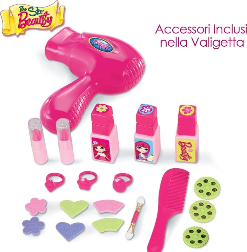 VALIGETTA PROIETTORE SPECCHIERA CENTRO BELLEZZA PER BAMBINE GIOCATTOLO PORTATILE - 3