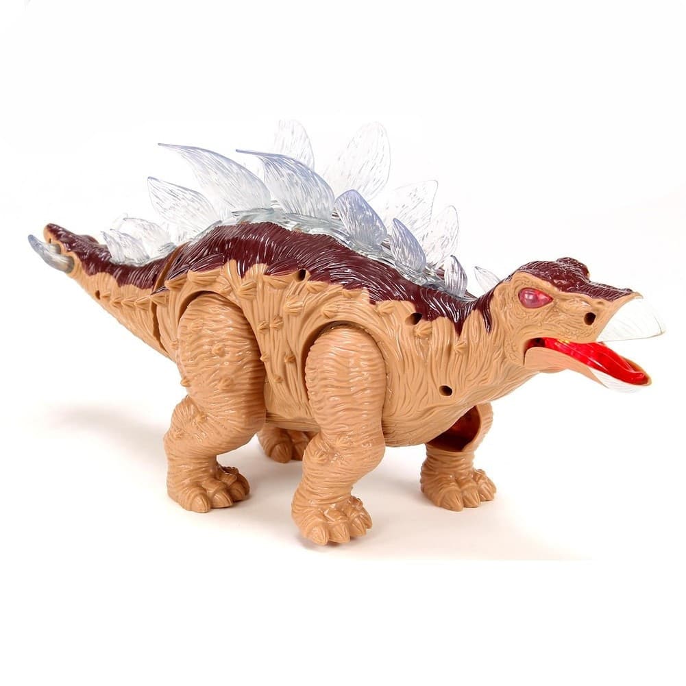 DINOSAURO STEGOSAURO CAMMINANTE CON LUCI SUONI E MOVIMENTI GIOCATTOLO BAMBINI - 3