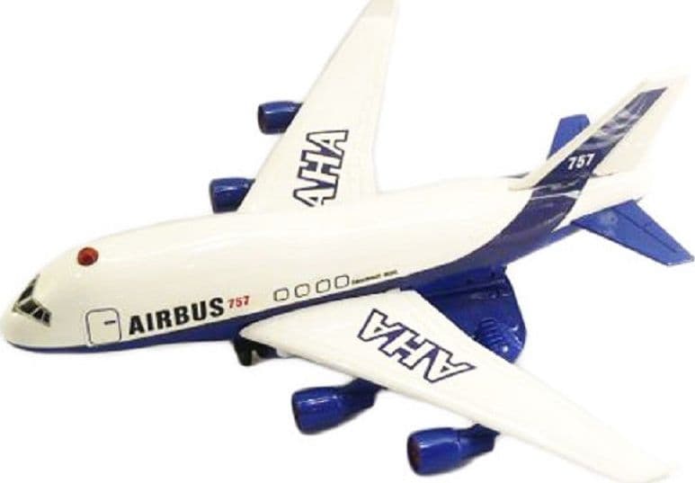 AEREO AIRBUS 767 ROTELLINE DI MOVIMENTO E CON EFFETTI LUMINOSI - 1