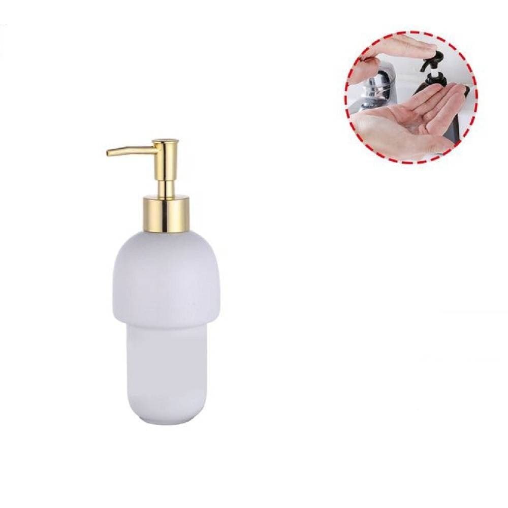 DISPENSER PORTA SAPONE LIQUIDO PER ATTACCO A MURO RICAMBIO ACCESSORI BAGNO 59342 - 2