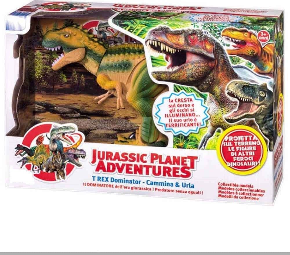 DINOSAURO T-REX CAMMINANTE CON LUCI SUONI VERSI E MOVIMENTI GIOCATTOLO BAMBINI - 2