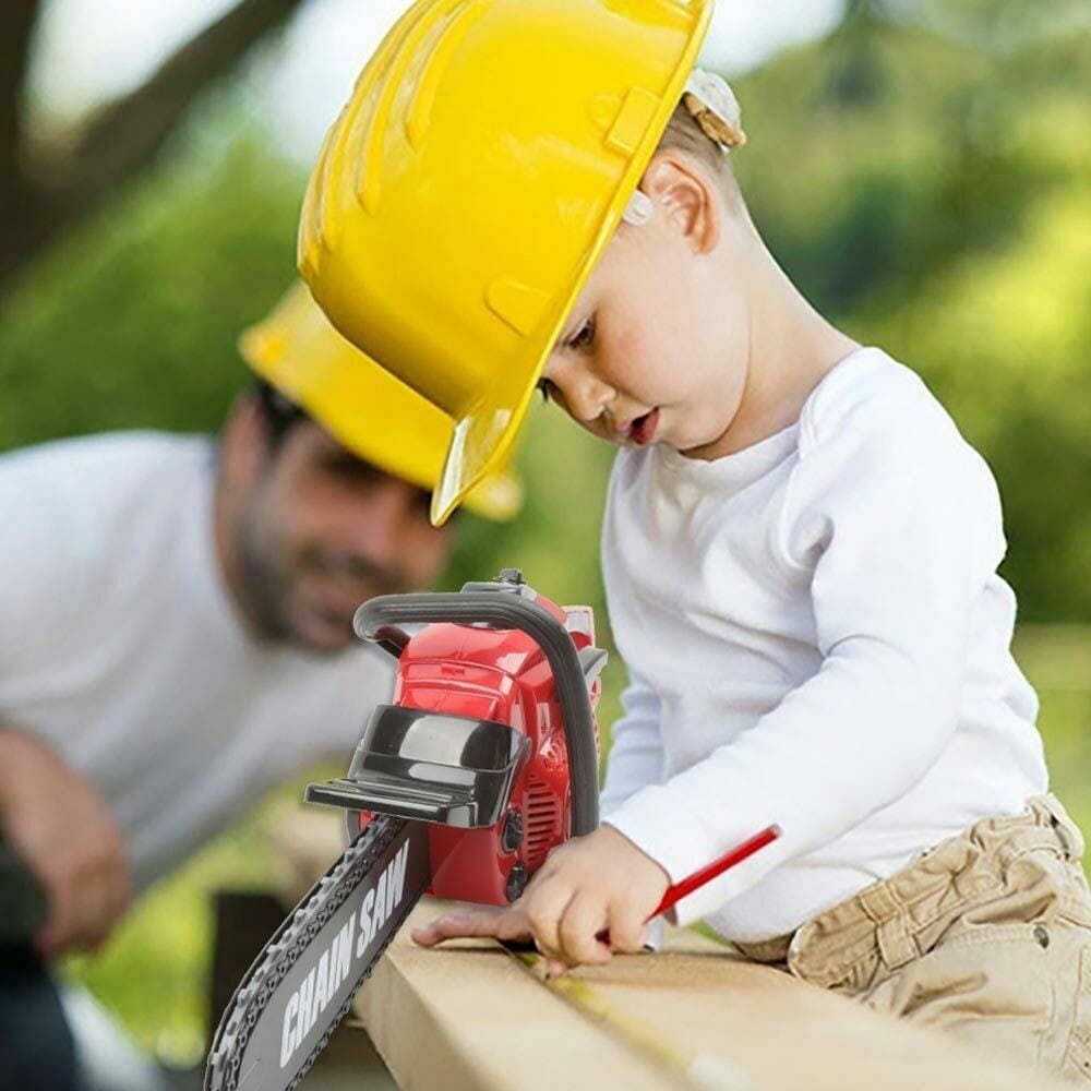 MOTOSEGA GIOCATTOLO PER BAMBINI SEGA ELETTRICA FUNZIONANTE CON SUONI REALISTICI - 2