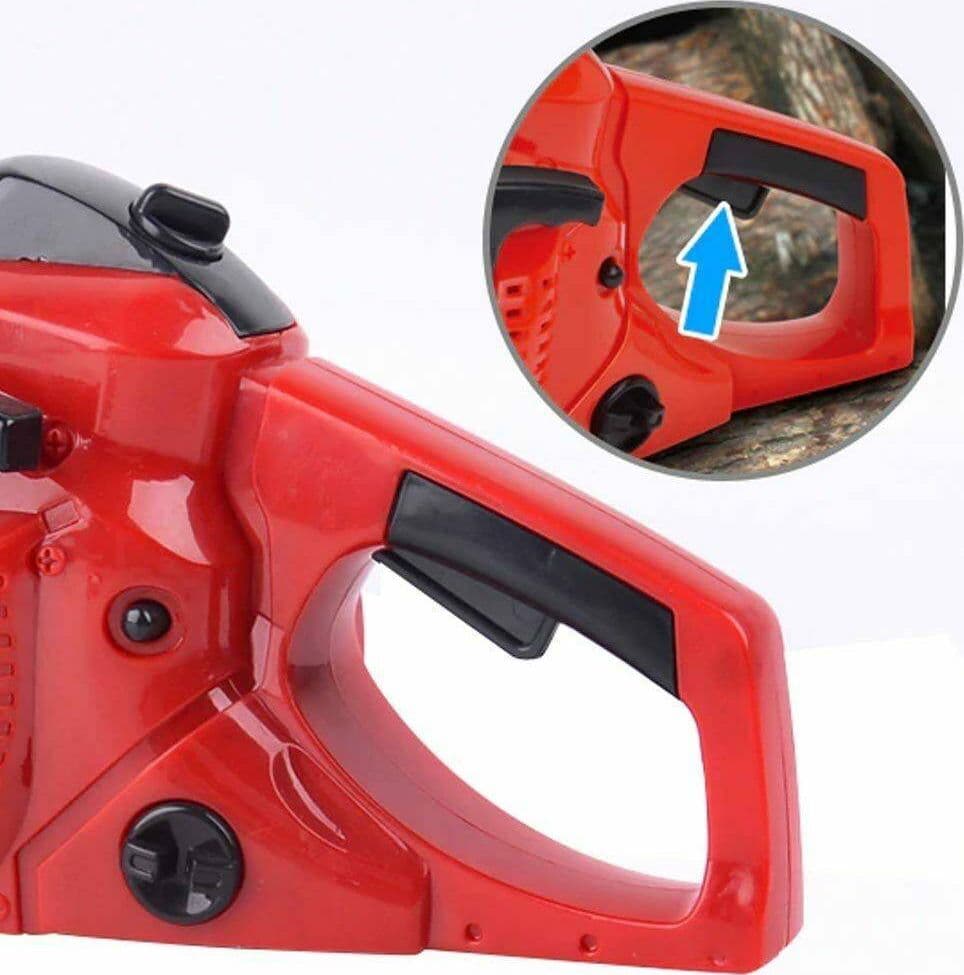 MOTOSEGA GIOCATTOLO PER BAMBINI SEGA ELETTRICA FUNZIONANTE CON SUONI REALISTICI - 5