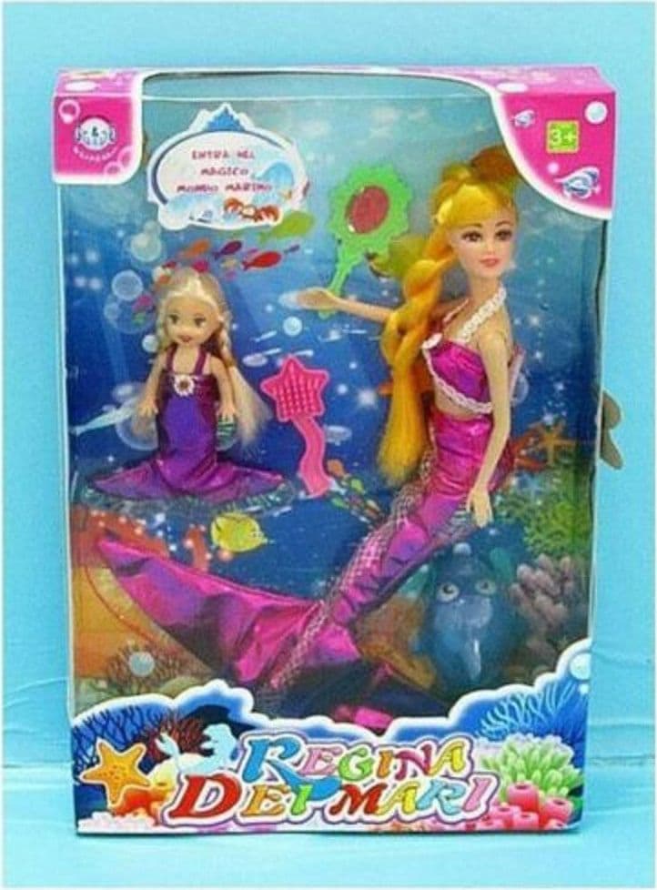 REGINA DEI MARI SIRENETTA SIRENA BAMBOLE ACCESSORI GIOCATTOLO GIOCO BAMBINA