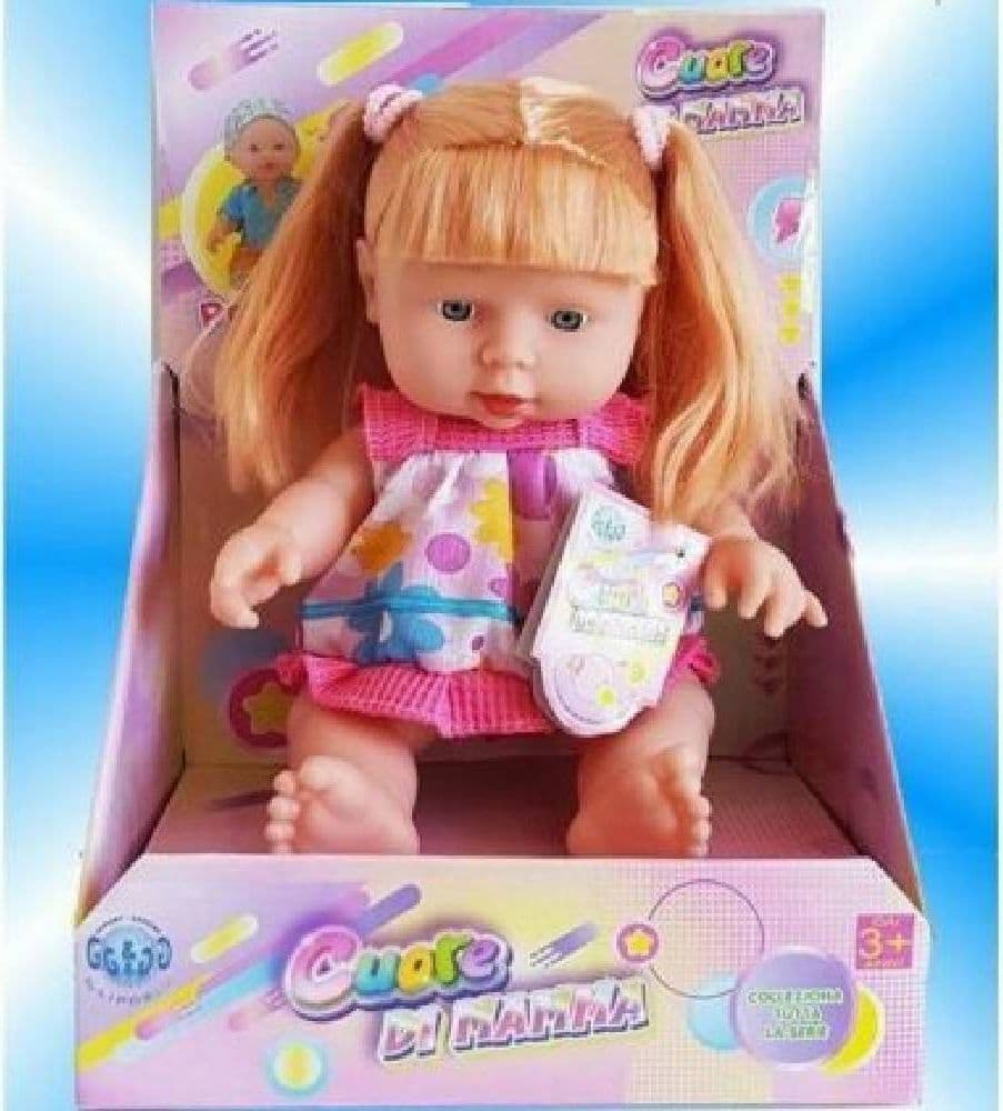 CUORE DI MAMMA BAMBOLOTTO FEMMINUCCIA BAMBOLA GIOCATTOLO GIOCO BAMBINA