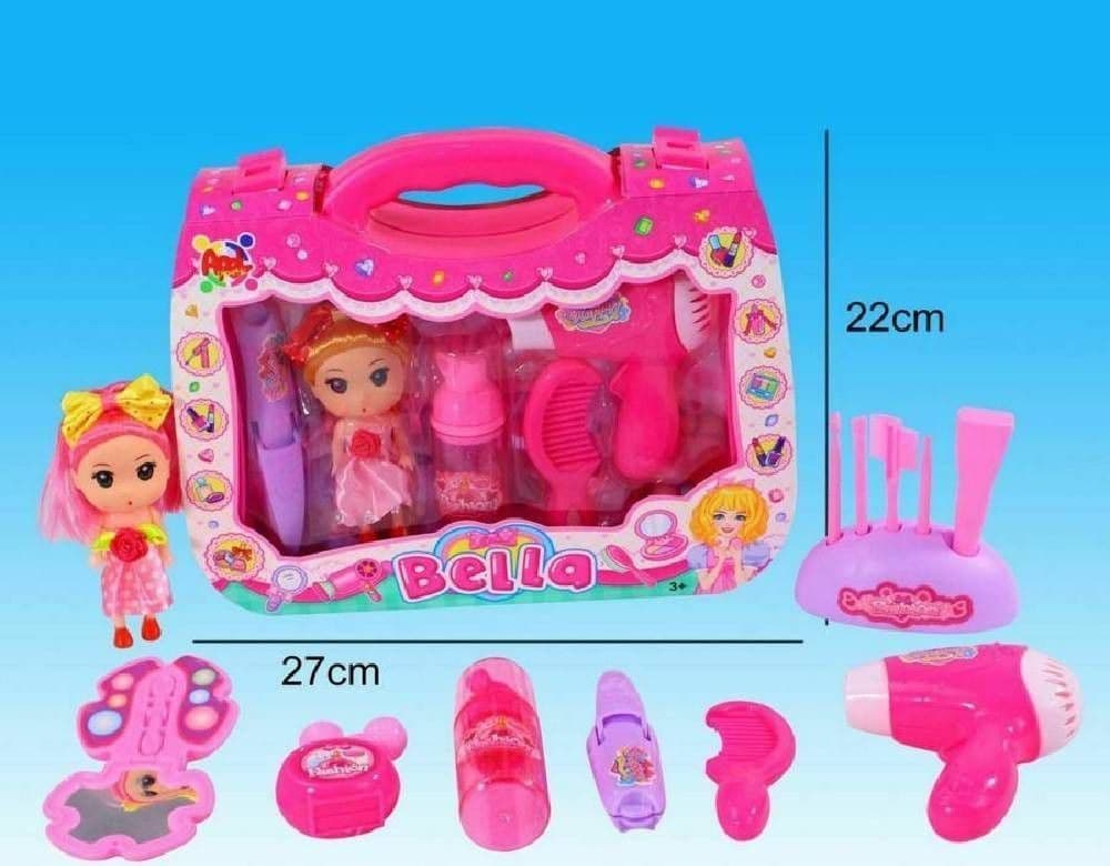 BELLA BAMBOLINA BAMBOLA CON ACCESSORI BELLEZZA GIOCATTOLO GIOCO BAMBINA