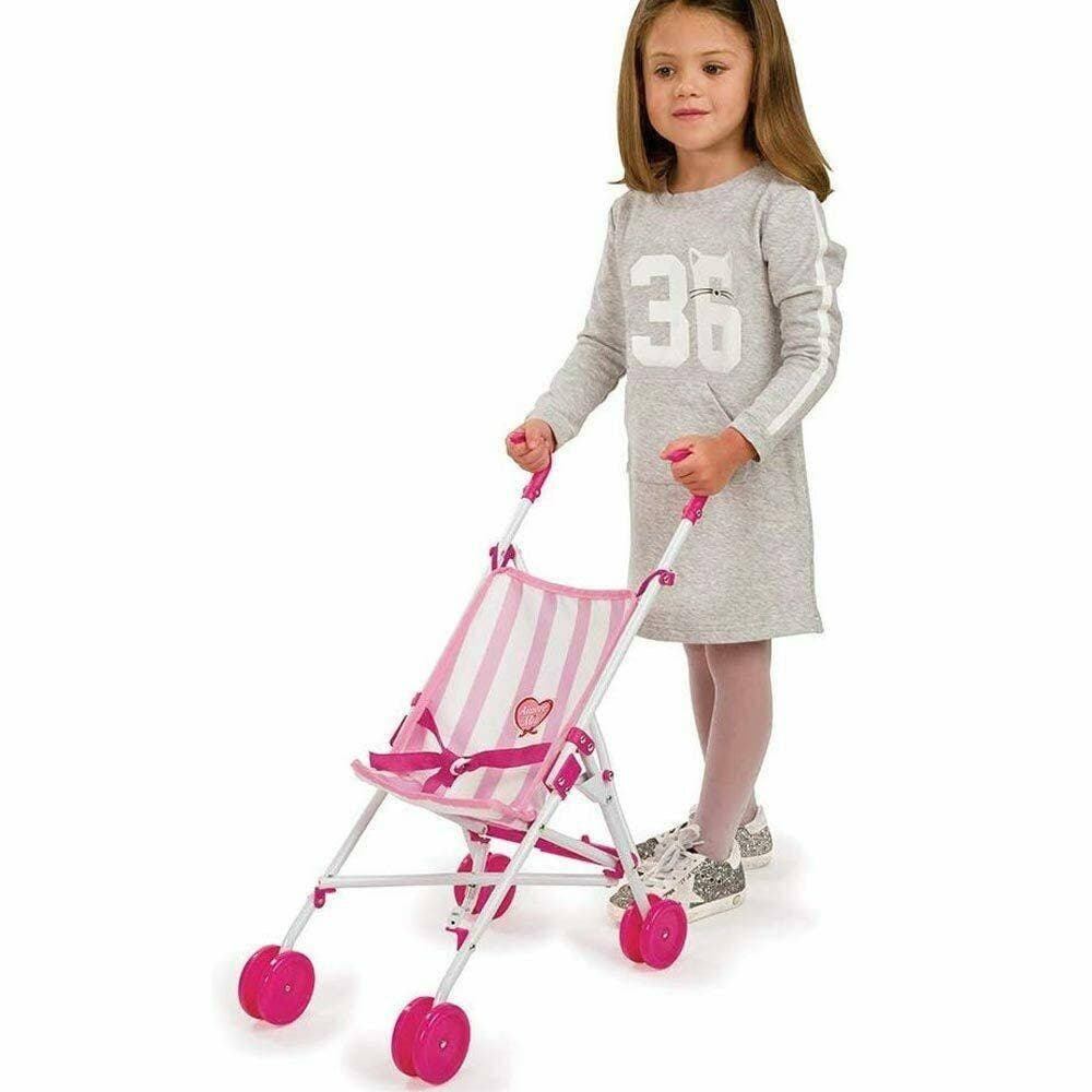 AMORE MIO PASSEGGINO BAMBOLE GIOCATTOLO BAMBINE CARROZZINO BAMBOLOTTO PIEGHEVOLE - 2