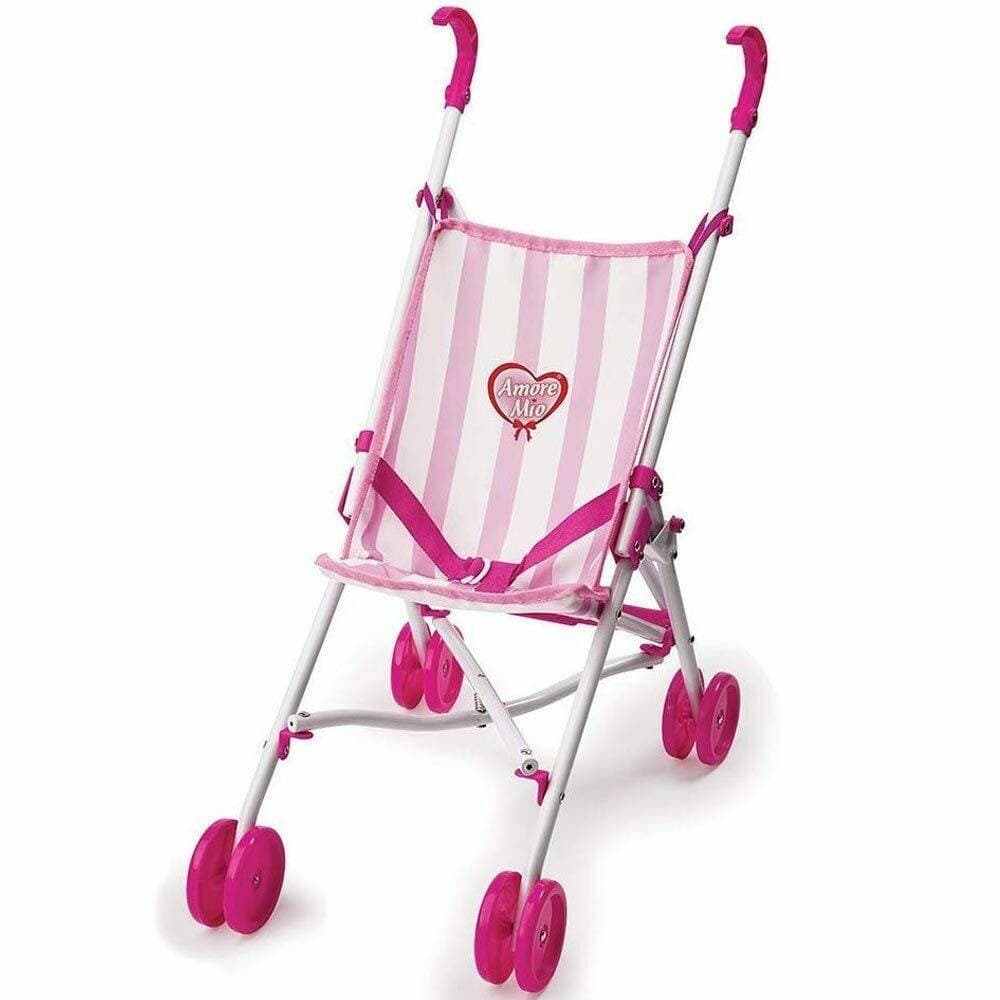AMORE MIO PASSEGGINO BAMBOLE GIOCATTOLO BAMBINE CARROZZINO BAMBOLOTTO PIEGHEVOLE - 4