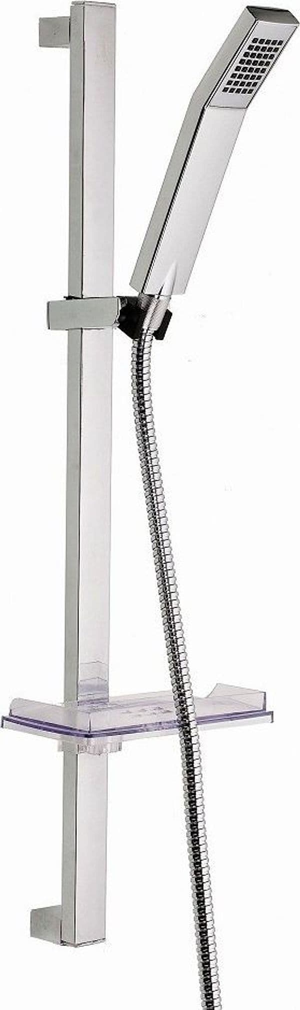 ASTA SALISCENDI CROMATA COLONNA DOCCETTA CON SALISCENDI PORTASAPONE 69136 - 2