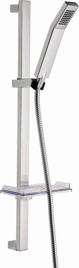 ASTA SALISCENDI CROMATA COLONNA DOCCETTA CON SALISCENDI PORTASAPONE 69136 - 2