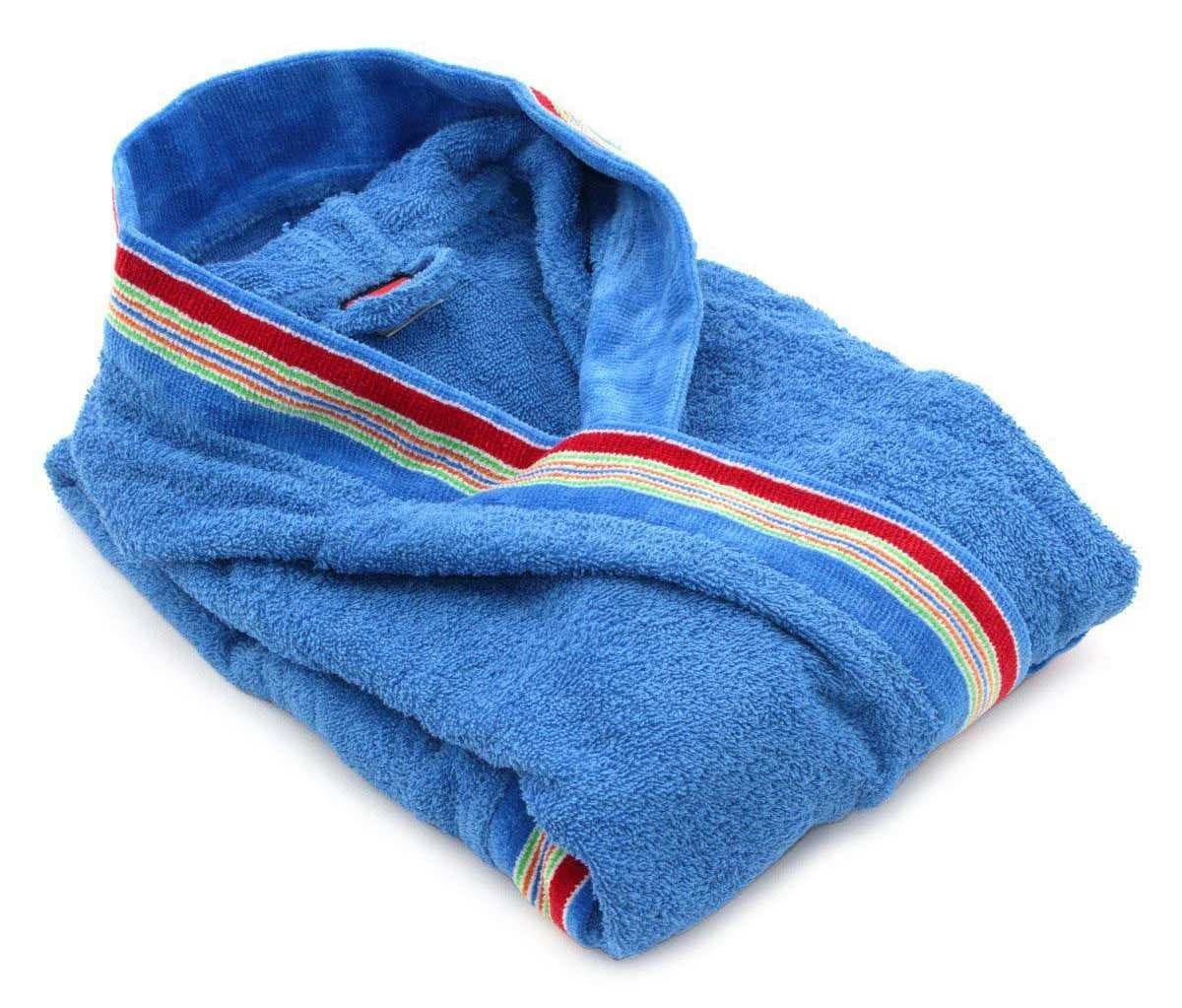 GABEL ACCAPPATOIO BIMBI PONGO CON CAPPUCCIO SPUGNA IN PURO COTONE E BORDO JACQUARD VARI COLORI E MISURE - 9