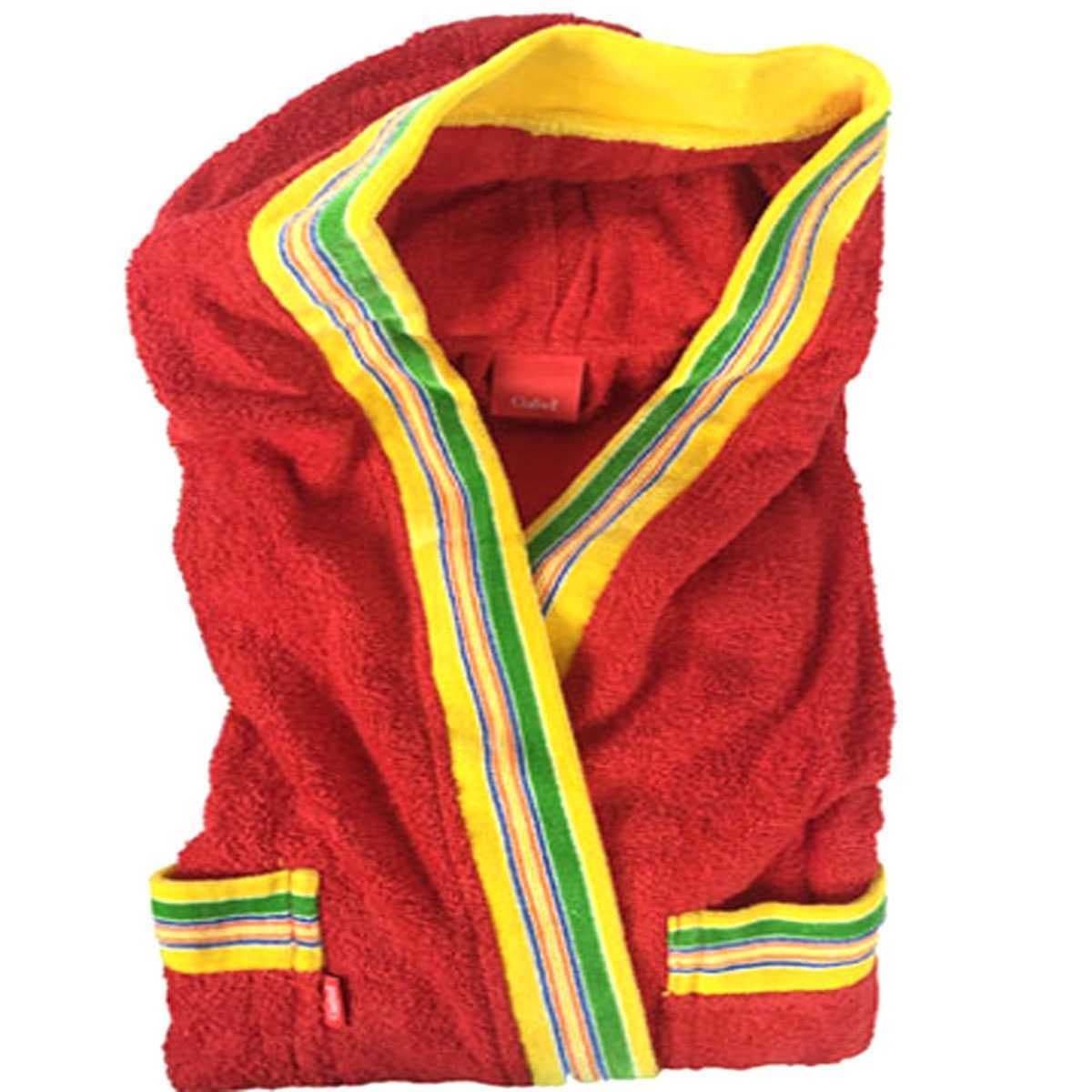 GABEL ACCAPPATOIO BIMBI PONGO CON CAPPUCCIO SPUGNA IN PURO COTONE E BORDO JACQUARD VARI COLORI E MISURE - 10