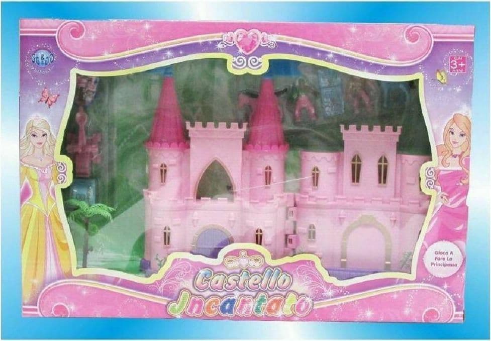 CASTELLO INCANTATO PRINCIPESSA CON ACCESSORI ASSORTITI GIOCATTOLO GIOCO BAMBINA